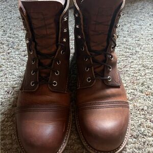 Red Wing Iron Rangers Copper Rough and Tough